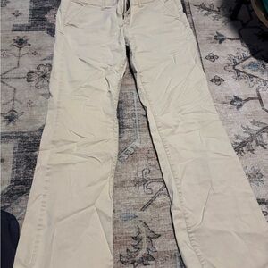 Women’s American Eagle Outfitters Beige Straight-Leg Pants